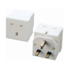 Click PA041A 13A 2 Way Resililent Adaptor