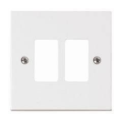 Click PRW20402 2 Gang GridPro Frontplate