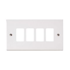 Click PRW20404 4 Gang GridPro Frontplate