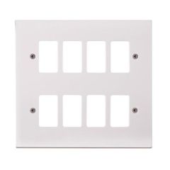 Click PRW20508 8 Gang GridPro Frontplate