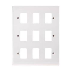 Click PRW20509 9 Gang GridPro Frontplate