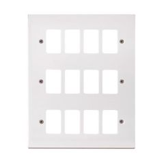 Click PRW20512 12 Gang GridPro Frontplate