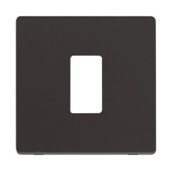 Definity SCP20401BK 1 Gang GridPro Frontplate