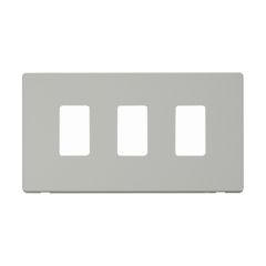 Definity SCP20403PW 3 Gang GridPro Frontplate