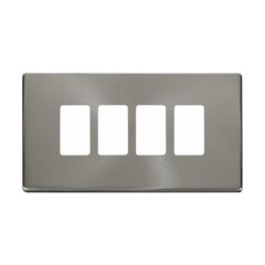 Definity SCP20404BS 4 Gang GridPro Frontplate