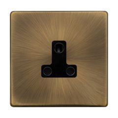 Definity SFAB038BK 5A Round Pin Socket Outlet