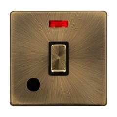 Definity SFAB523BK 20A DP Plate Switch With Optional Flex Outlet With Neon