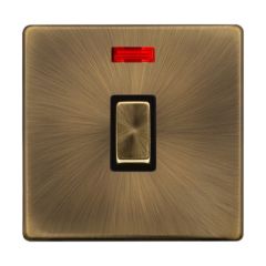 Definity SFAB723BK 20A DP Plate Switch With Neon