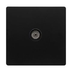 Definity SFBK065BK Single Non-Isolated Coaxial Outlet
