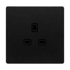 Definity SFBK630BK 13A 1 Gang Socket Outlet