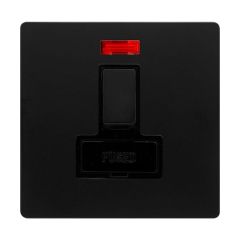 Definity SFBK652BK 13A DP Switched FCU With Neon