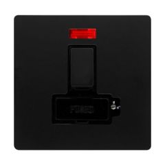 Definity SFBK852BK 13A Lockable Switched FCU With Neon