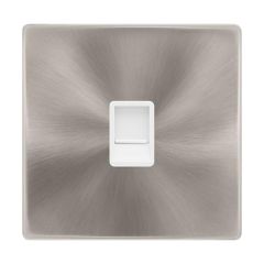 Definity SFBS115PW Single RJ11 (Irish/US) Outlet
