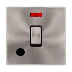 Definity SFBS523BK 20A DP Plate Switch With Optional Flex Outlet With Neon