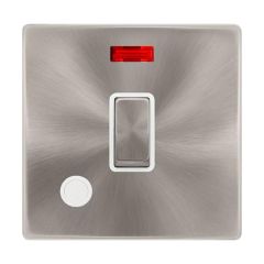 Definity SFBS523PW 20A DP Plate Switch With Optional Flex Outlet With Neon