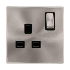Definity SFBS535BK 13A 1 Gang DP Switched Socket Outlet