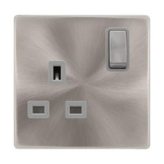 Definity SFBS535GY 13A 1 Gang DP Switched Socket Outlet