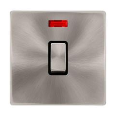 Definity SFBS723BK 20A DP Plate Switch With Neon
