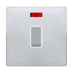 Definity SFCH723PW 20A DP Plate Switch With Neon