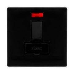 Definity SFMB652BK 13A DP Switched FCU With Neon