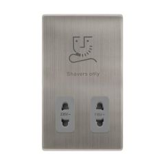 Definity SFSS100GY 115V/230V Dual Voltage Shaver Socket Outlet