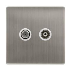 Definity SFSS170PW Non-Isolated Satellite & Non-Isolated Coaxial Outlet