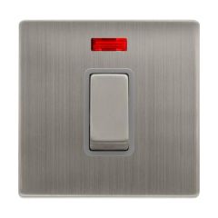 Definity SFSS501GY 50A 1 Gang DP Plate Switch With Neon