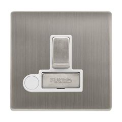Definity SFSS551PW 13A DP Switched FCU With Optional Flex Outlet