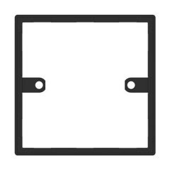Click Deco VP095BK Deco 1 Gang 10mm Gasket