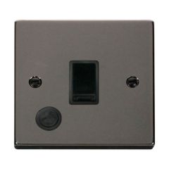Click Deco VPBN022BK 20A DP Plate Switch With Optional Flex Outlet Black Nickel
