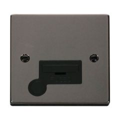 Click Deco VPBN050BK 13A FCU With Optional Flex Outlet Black Nickel