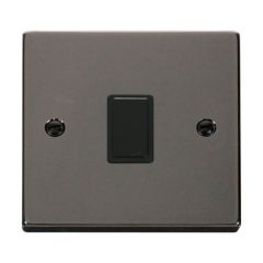 Click Deco VPBN622BK 20A DP Plate Switch Black Nickel