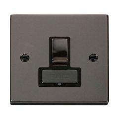 Click Deco VPBN751BK 13A DP Switched FCU Black Nickel