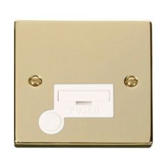 Click Deco VPBR050WH 13A FCU With Optional Flex Outlet Brass