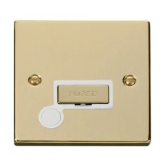 Click Deco VPBR550WH 13A FCU With Optional Flex Outlet Brass