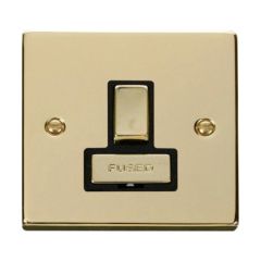 Click Deco VPBR751BK 13A DP Switched FCU Brass