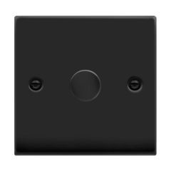 Click Deco VPMB161 1 Gang 2 Way 100W Dimmer Switch Matt Black