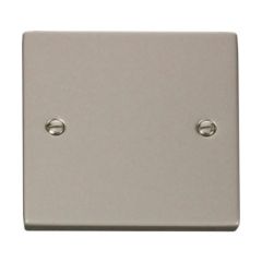 Click Deco VPPN060 1 Gang Blank Plate Pearl Nickel