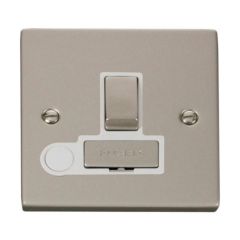 Click Deco VPPN551WH 13A DP Switched FCU With Optional Flex Outlet Pearl Nickel