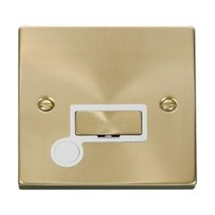 Click Deco VPSB550WH 13A FCU With Optional Flex Outlet Satin Brass