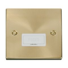 Click Deco VPSB650WH 13A FCU Satin Brass
