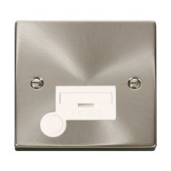 Click Deco VPSC050WH 13A FCU With Optional Flex Outlet Satin Chrome