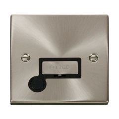 Click Deco VPSC550BK 13A FCU With Optional Flex Outlet Satin Chrome