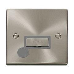 Click Deco VPSC550GY 13A FCU With Optional Flex Outlet Satin Chrome