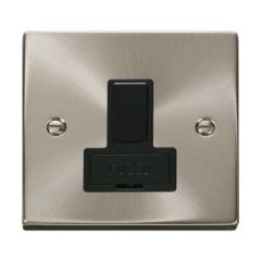 Click Deco VPSC651BK 13A DP Switched FCU Satin Chrome