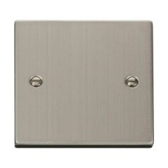 Click Deco VPSS060 1 Gang Blank Plate Stainless Steel