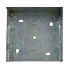Click WA512 2 Tier 47mm Deep Galvanised Steel K.O. Box
