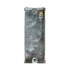 Click WA571 1 Gang 25mm Deep Architrave Galvanised Steel K.O. Box (Deco Range Only)