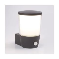 Searchlight 0587GY Tucson One Light Wall In Die Cast Aluminium And Polycarbonate