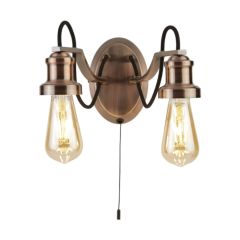 Searchlight 1062-2CU Olivia Two Light Wall In Copper